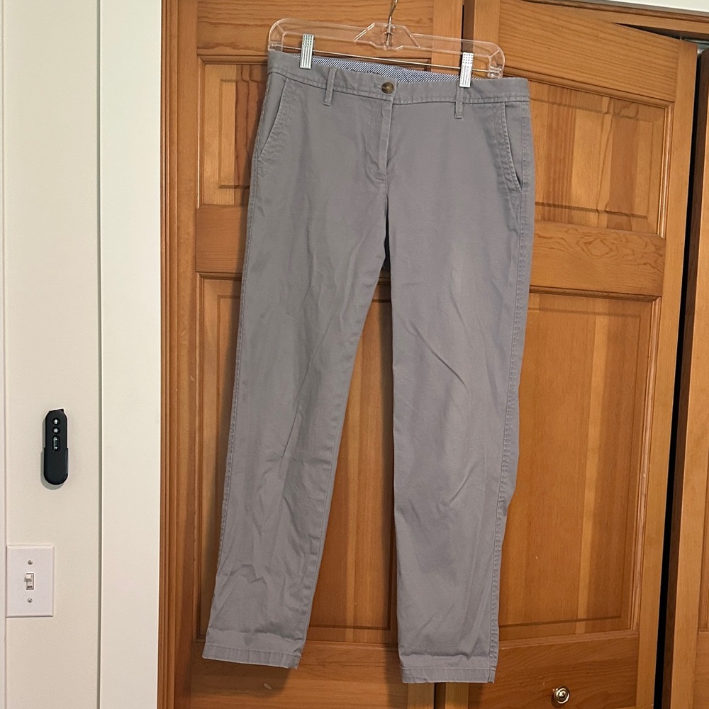 Talbots Straight Leg Chinos - Light Gray